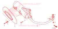SILENCIEUX D'ECHAPPEMENT pour Honda SCOOPY 110 de 2013