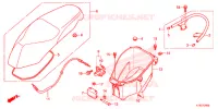 SELLE pour Honda SCOOPY 110 de 2014