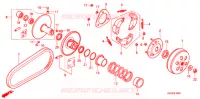 EMBRAYAGE pour Honda WAVE 110 de 2010