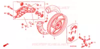 ROUE ARRIERE pour Honda WAVE 110 de 2010
