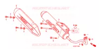 SILENCIEUX D'ECHAPPEMENT pour Honda WAVE 110 de 2010