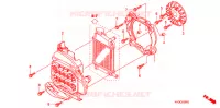 VENTILATEUR ET COUVERCLE DE RADIATEUR pour Honda WAVE 110 de 2010