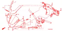 GUIDON   CARENAGE pour Honda AIRBLADE 110 de 2009