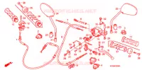 LEVIER DE GUIDON   CABLE   COMMODO (ANC110ACT/ACA110CB) pour Honda AIRBLADE 110 de 2009