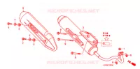 SILENCIEUX D'ECHAPPEMENT pour Honda AIRBLADE 110 de 2009