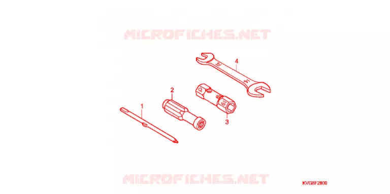 OUTIL Honda SCOOTER 110 AIR-BLADE 2007  ANC110ART7