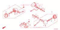 CLIGNOTANT pour Honda SCOOPY 110 de 2012