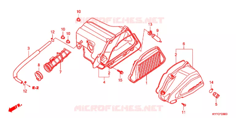 FILTRE A AIR Honda SCOOTER 110 SCOOPY 2012  ACD110CSFC