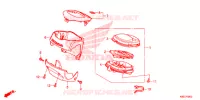 COMPTEUR pour Honda SCOOPY 110 PRESTIGE 4CA de 2020