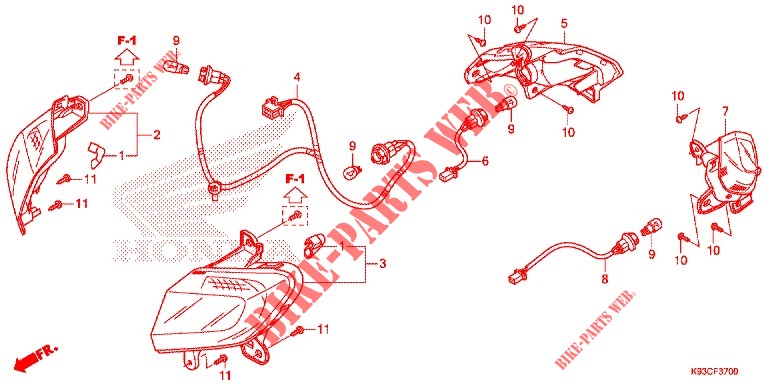 CLIGNOTANT pour Honda SCOOPY 110 PRESTIGE 4CA de 2020