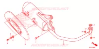 SILENCIEUX D'ECHAPPEMENT pour Honda SCOOPY 110 de 2016