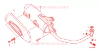 SILENCIEUX D'ECHAPPEMENT pour Honda SCOOPY 110 de 2012