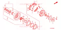 EMBRAYAGE UNIDIRECTIONNEL pour Honda WAVE 125 S, Spoked Wheels de 2007