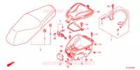SELLE pour Honda SCOOPY 110 de 2011