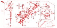CARBURATEUR (1) pour Honda WAVE 125 Carburetor, Electric start de 2006