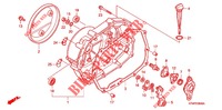 CARTER MOTEUR DROIT pour Honda WAVE 125 Carburetor, Electric start de 2006