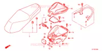 SELLE pour Honda SCOOPY 110 de 2012