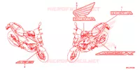 AUTOCOLLANTS pour Honda NC 750 X ABS DCT de 2021