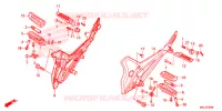 REPOSE PIED pour Honda NC 750 X ABS DCT de 2021