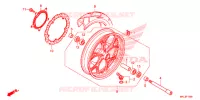ROUE AVANT pour Honda NC 750 X ABS DCT de 2021