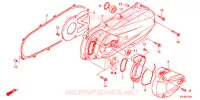 COUVERCLE GAUCHE pour Honda AIRBLADE 125 COMBI BRAKE de 2015