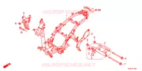 CADRE pour Honda CLICK 110 I de 2011