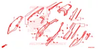 COUVERCLES LATERAUX (1) pour Honda AFRICA TWIN 1100 de 2020