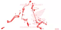 PEDALE pour Honda AFRICA TWIN 1100 LOWER de 2020