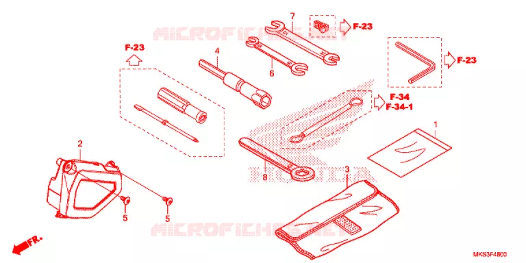 OUTIL Honda MOTO 1100 AFRICA-TWIN 2021  CRF1100D2L