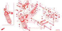 AMORTISSEUR ARRIERE pour Honda AFRICA TWIN 1100 DCT ADVENTURE SPORT LOWER de 2020