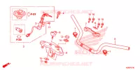 GUIDON   TE DE FOURCHE pour Honda CBF 160 UNICORN de 2020