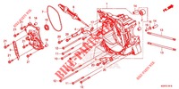 CARTER DE VILEBREQUIN DROIT pour Honda SH 125 ABS D 3ED de 2020