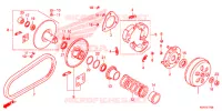 EMBRAYAGE pour Honda SH 125 ABS D 5ED de 2021