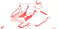 MARCHE PIEDS pour Honda SH 125 ABS D 5ED de 2021
