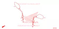 RETROVISEUR pour Honda SH 125 ABS D 5ED de 2021