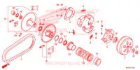 EMBRAYAGE pour Honda SH 125 ABS D ED de 2021