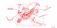 AUTOCOLLANTS pour Honda X ADV 750 de 2020