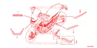 AUTOCOLLANTS pour Honda X ADV 750 de 2021