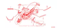 AUTOCOLLANTS pour Honda X ADV 750 de 2021