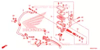 MAITRE CYLINDRE DE FREIN ARRIERE pour Honda X ADV 750 de 2021