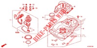 RESERVOIR A CARBURANT pour Honda DASH 125, Rear brake disk de 2020