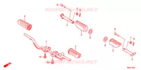 REPOSE PIED pour Honda SUPER CUB 110 STREET de 2020