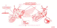 EMBLEME pour Honda SUPER CUB 125 ABS de 2019