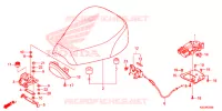 SELLE pour Honda SUPER CUB 125 ABS de 2020