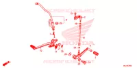 PEDALE pour Honda CB 1000 R ABS de 2020