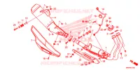 SILENCIEUX D'ECHAPPEMENT pour Honda CB 500 X de 2019