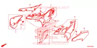 COUVERCLES LATERAUX pour Honda CB 500 X ABS de 2020