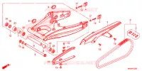 BRAS OSCILLANT pour Honda CB 650 R CHROMOSPHERE RED de 2020