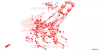 CADRE pour Honda CB 125 R ABS de 2020