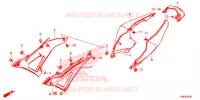 COUVERCLES LATERAUX pour Honda CB 125 R ABS de 2020